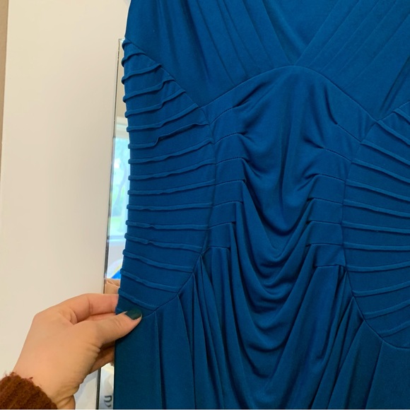 Catherine Malandrino Cobalt Blue Maxi Gown - 6 - Picture 6 of 9